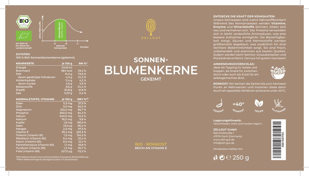 
                  
                    SONNENBLUMENKERNE
                  
                