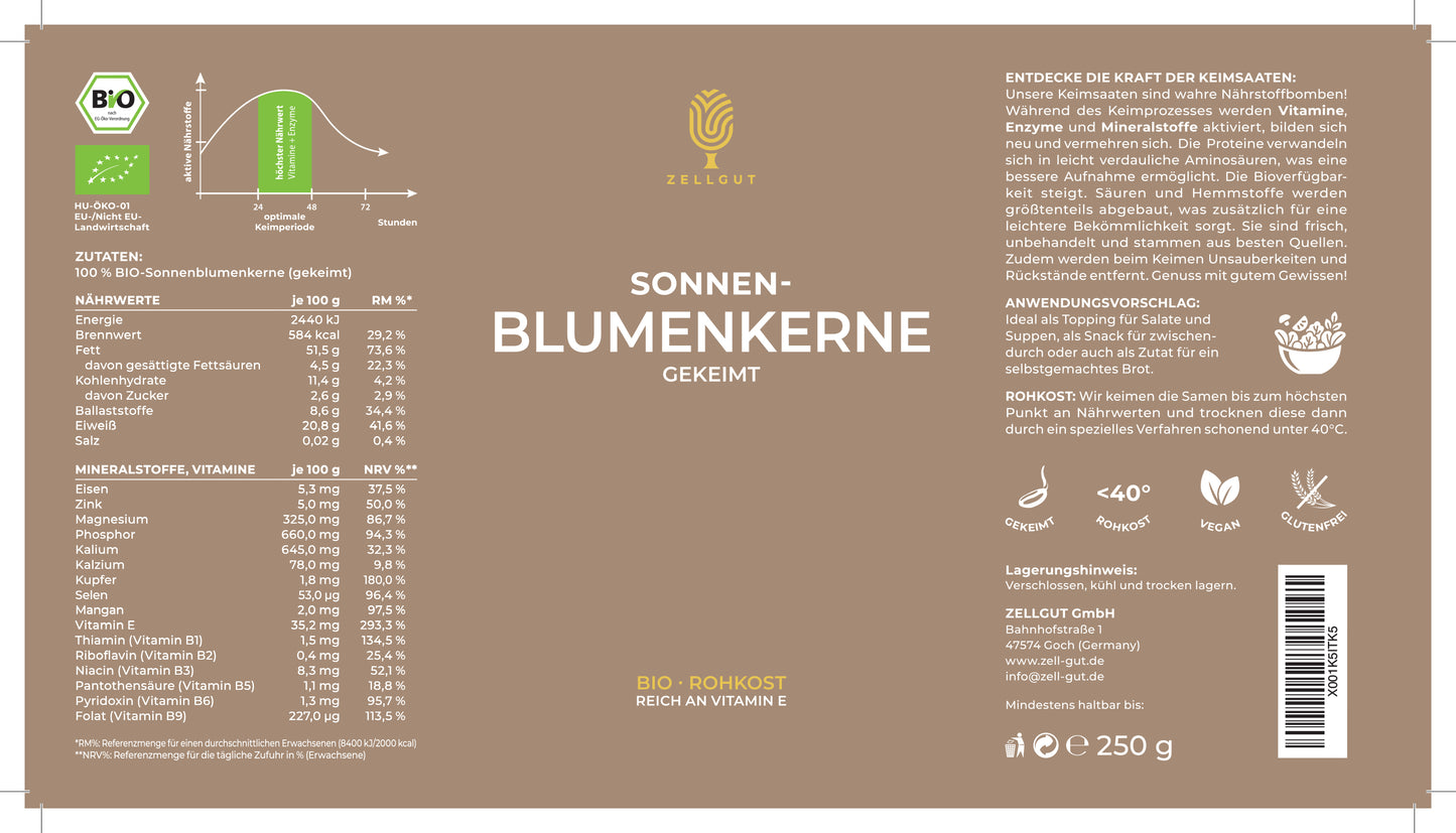 
                  
                    SONNENBLUMENKERNE
                  
                