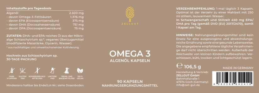 
                  
                    OMEGA 3 ALGENÖL KAPSELN
                  
                