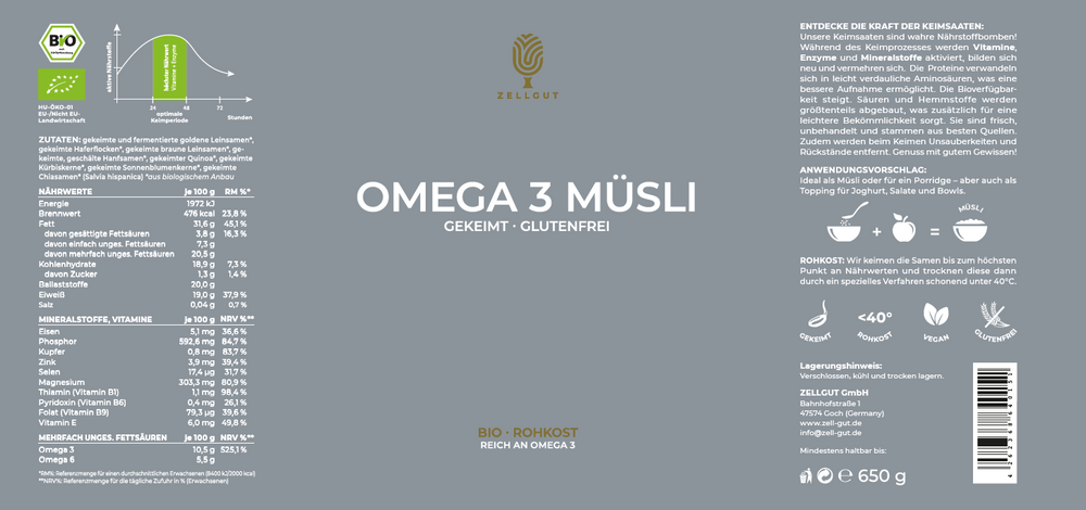 
                  
                    OMEGA 3 MÜSLI
                  
                