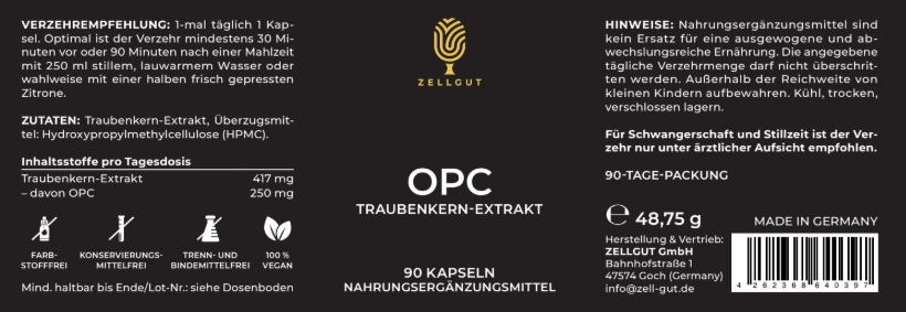 
                  
                    OPC (TRAUBENKERN-EXTRAKT)
                  
                