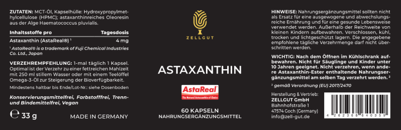 
                  
                    ASTAXANTHIN
                  
                