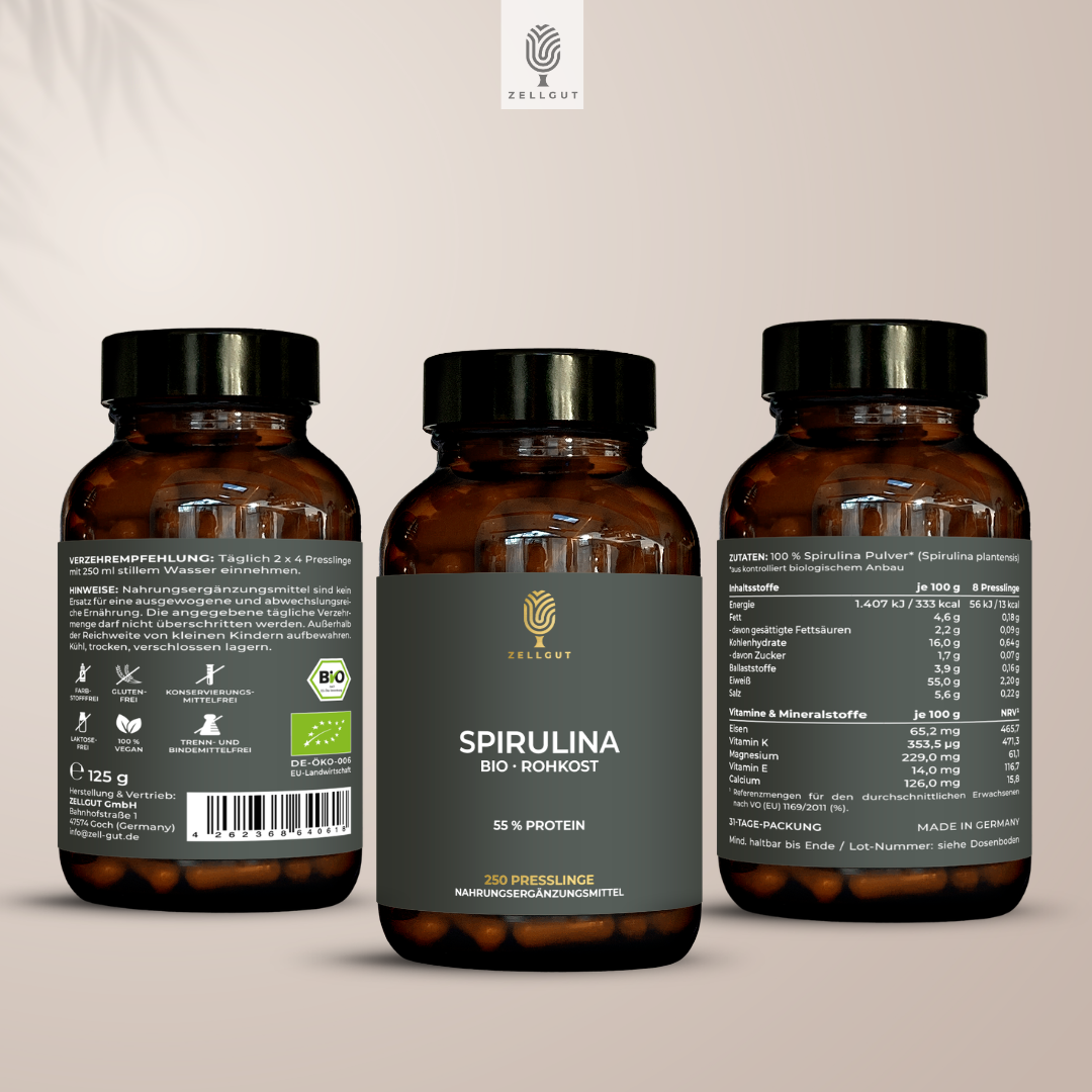 
                  
                    SPIRULINA PRESSLINGE, BIO
                  
                