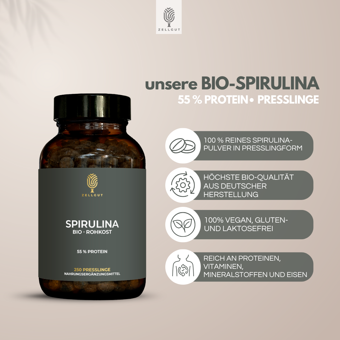 
                  
                    SPIRULINA PRESSLINGE, BIO
                  
                