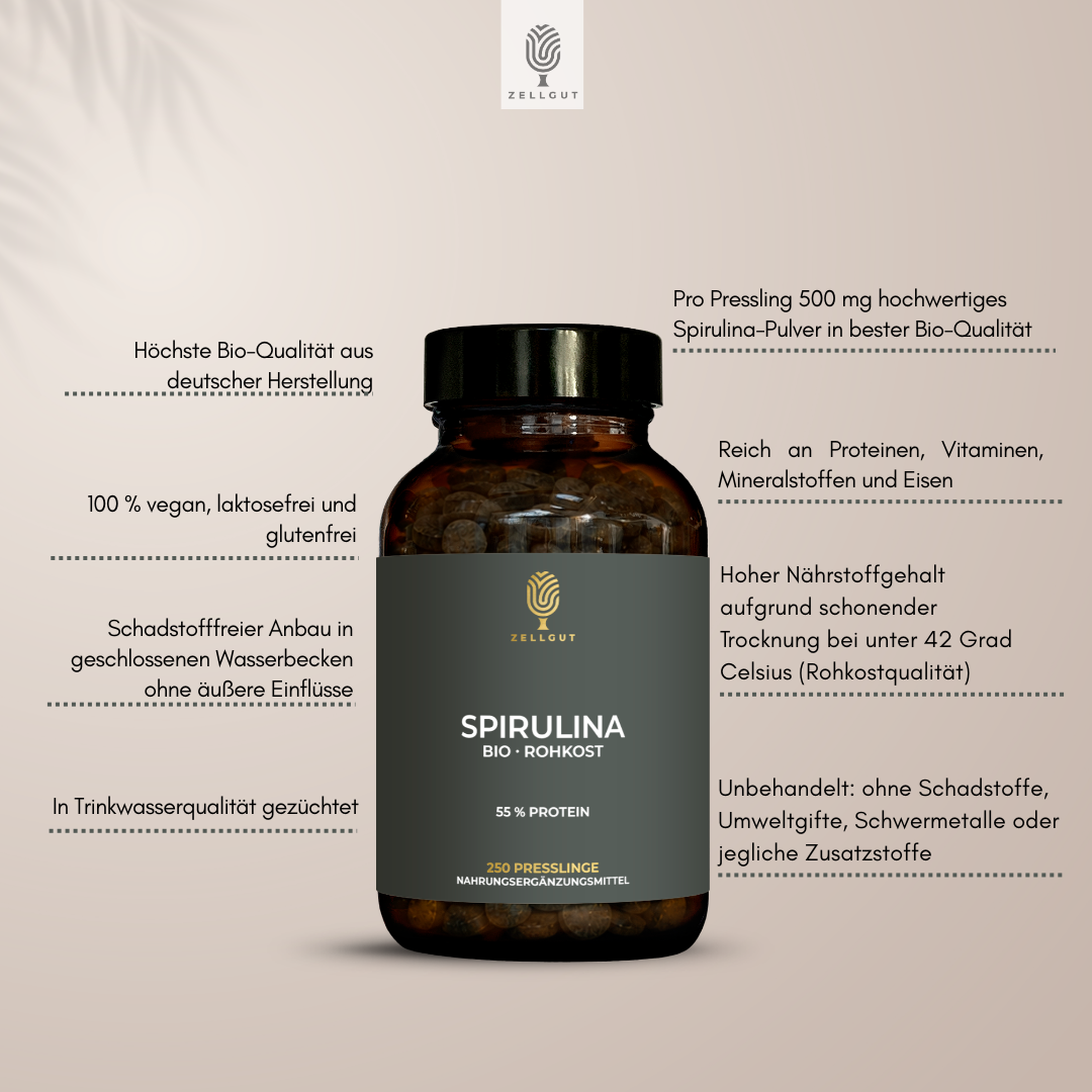 
                  
                    SPIRULINA PRESSLINGE, BIO
                  
                